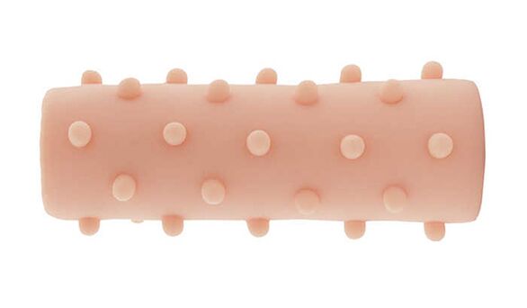 Eine offene Düse, die die Dicke des Phallus erhöht